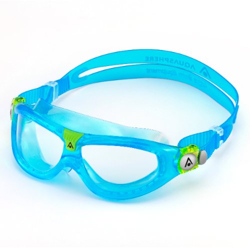 Фото - Окуляри для плавання Aqua Sphere Okulary Maska na Basen  Seal Kid 18 Junior Blue Fluo Green 