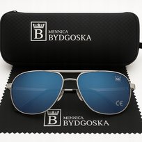 Okulary męski przeciwsłoneczne polaryzacyjne ochrona Filtr UV400 Etui