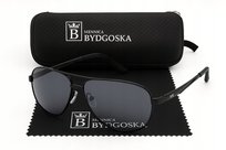 Okulary Męskie Polaryzacyjne Aviator Pilotki przeciwsłoneczne UV400 Etui