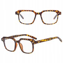 Okulary Nerdy Zerówki do KOMPUTERA TV Smartfon BLUE LIGHT Panterka STYLION