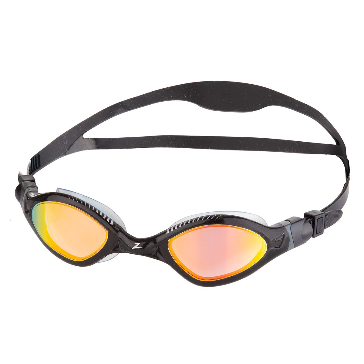 Фото - Окуляри для плавання Zoggs Okulary okularki pływackie  Tiger LSR Titanium black gold 