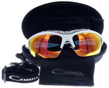 Okulary PolarizedHD SPORT Cambell - UV-400, białe - Inna marka