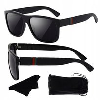 Okulary Przeciwsłoczne Męskie Z Polaryzacją Uv + Etui + Ściereczka Gratis