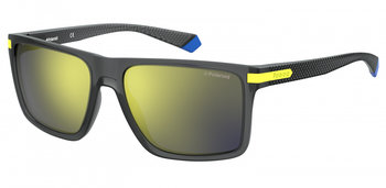 okulary przeciwsłoneczne 2098/S wayfarer cat.3 black/yellow - TWM