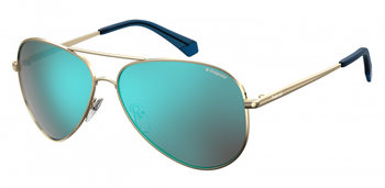 okulary przeciwsłoneczne 6012/N/New cat.3 pilot steel blue/gold - TWM