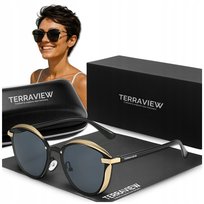 Okulary Przeciwsłoneczne Damskie Terraview Polaryzacyjne Kocie Oczy Uv400 Inna marka