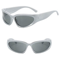 Okulary przeciwsłoneczne dla dzieci STKD-06A srebrne Stylion