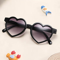 Okulary przeciwsłoneczne dla dziewczynki Serce STKD-03 czarne