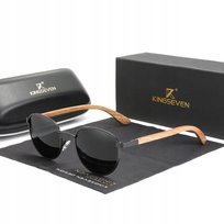 Okulary Przeciwsłoneczne Kingseven Drewniane Uv400