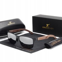 Okulary Przeciwsłoneczne Kingseven Uv400 Drewniane SNM