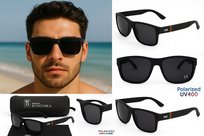 Okulary Przeciwsłoneczne Męskie Polaryzacyjne ochrona Filtr UV400 Etui