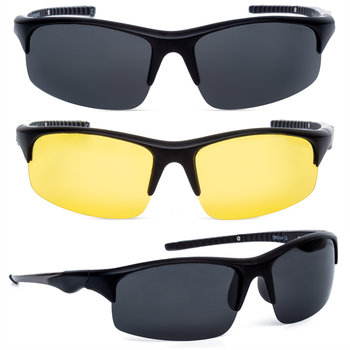Okulary Przeciwsłoneczne Polarized Sportowe Uv 2W1 - Ok-Sun-Dr-Drs-54C2N - Aleszale