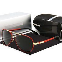 Okulary Przeciwsłoneczne Polaryzacyjne Męskie Uv Etui Ściereczka