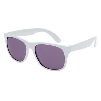 Okulary przeciwsłoneczne w kolorze białym | Plastik 14x4,5x14 cm - HelloShop