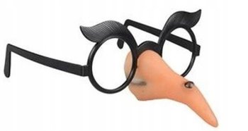 Okulary Z Nosem Czarownicy Gadżet Przebranie 1Szt - Arpex