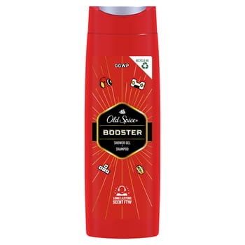 Old Spice, Booster Żel Pod Prysznic I Szampon, 400 ml - Old Spice