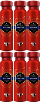 Old Spice Captain dezodorant w spray'u 6 x 150 ml - Old Spice