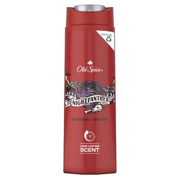 Old Spice, Nightpanther Żel Pod Prysznic I Szampon Dla Mężczyzn, 400 ml - Old Spice