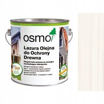 Olej lazurowy do ochrony drewna OSMO Biały 0,75L 900/0,75