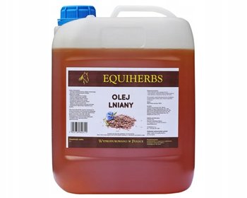 Olej lniany dla koni EQUIHERBS 5l - Equiherbs