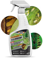 Olej Rydzowy NO PEST Preparat Płyn Środek na Mszyce Ćmę Bukszpanową Kleszcze Przędziorki i inne Szkodniki Roślin Emulsicam Natural 500ml