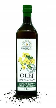 Olej rzepakowy, zimnotłoczony 1 litr NaturOil - Naturini