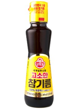 Olej sezamowy z prażonych ziaren 160ml - Ottogi - OTTOGI