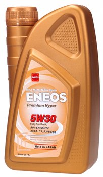Olej silnikowy ENEOS PREMIUM HYPER, 5W30, 1L - ENEOS