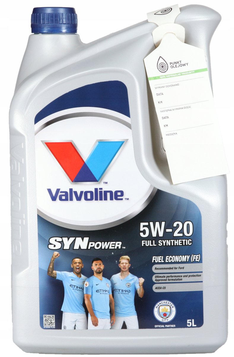 Olej Silnikowy Valvoline Synpower Fe A1/B1 C5, 5W20, 5L - Valvoline ...