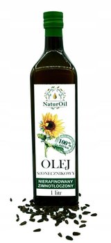 Olej słonecznikowy, zimnotłoczony 1000ml NaturOil - Naturini