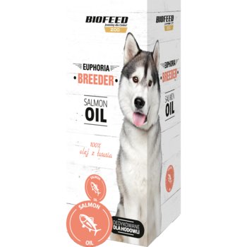 Olej z łososia dla psa Salmon oil Breeder BioFeed - 500ml