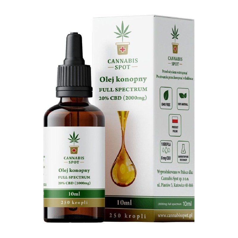 Olejek CBD 20% 2000mg Full Spectrum Cannabis Spot-Zdjęcie-0