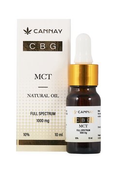 Olejek Konopny CBG + MCT 10% 10ml Cannay - Sensi Hemp