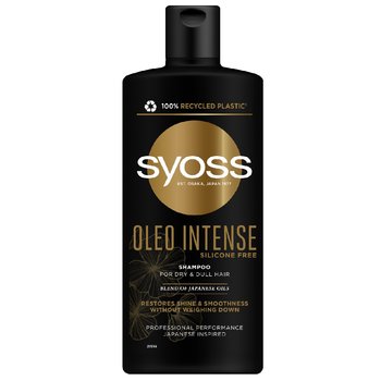 Oleo Intense, Szampon do włosów suchych i matowych przywracający blask i miękkość, 440 ml - Syoss