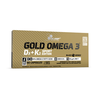 Olimp Gold Omega 3™ D3+K2 Sport Edition - 60 Kapsułek - Olimp