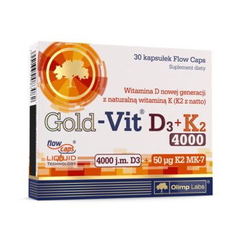 Olimp Gold-Vit® D3+K2 4000 - Suplement diety, 30 kapsułek - Olimp Labs