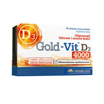 Olimp Gold-Vit D3, suplement diety, 4000 j, 90 tabletek - Olimp Labs