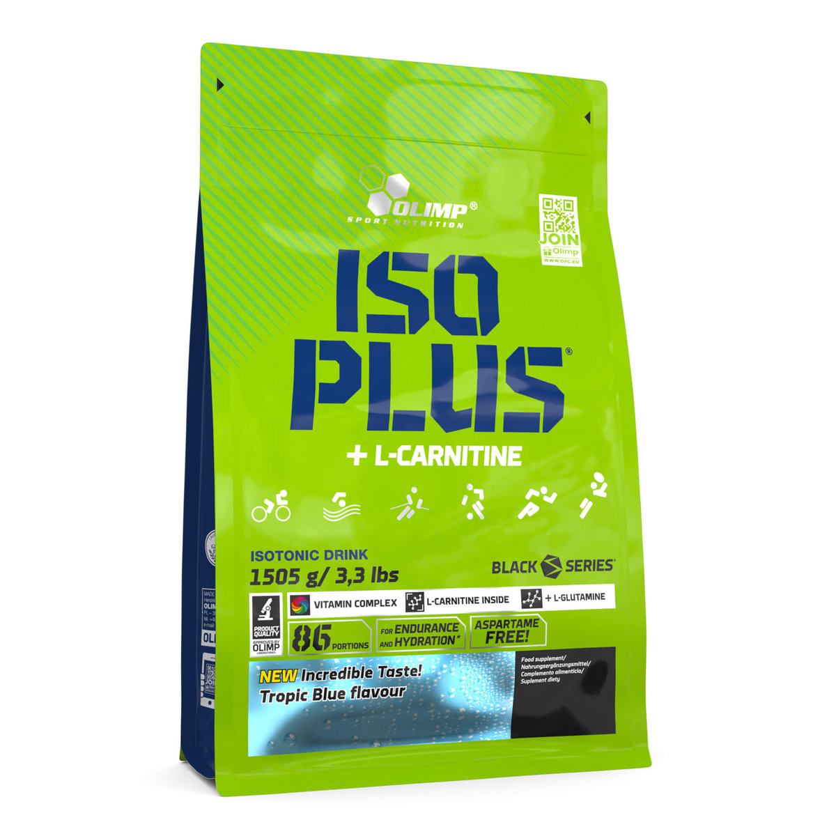 Фото - Інше спортивне харчування Olimp Iso Plus® Powder - 1505 g - Tropikalny 