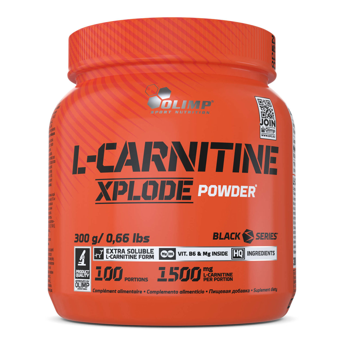 Фото - Спалювач жиру Olimp L-Carnitine Xplode Powder® - 300 g - Pomarańcza 
