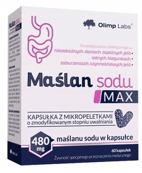 Olimp Labs, Maslan Sodu Max Wsparcie Jelit, 60 Kaps. - Olimp Labs