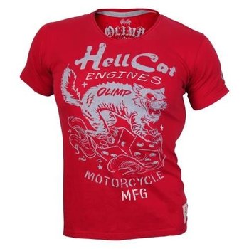 Olimp Live & Fight, T-shirt męski, Tee Hell Cat, rozmiar XL - Olimp Live & Fight