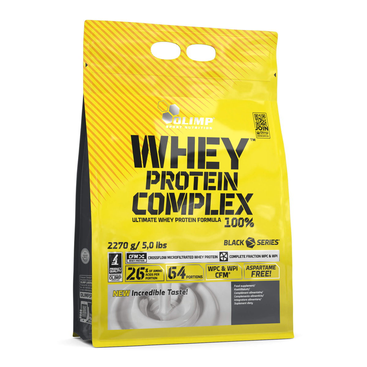 Zdjęcia - Odżywka białkowa Olimp Whey Protein Complex 100 - 2270 g - Cookies Cream 