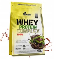 OLIMP WHEY PROTEIN COMPLEX 700G BIAŁA DUBAI CHOCOLATE OLIMP NUTRITION