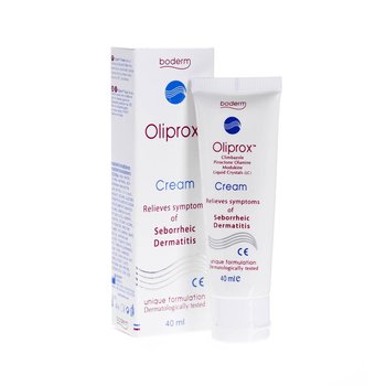 Oliprox krem, usuwa objawy łojotokowego zapalenia skóry, 40 ml - Boderm
