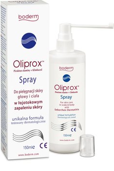 Oliprox, spray przeciw łojotokowemu zapaleniu skóry, 150 ml - Dermaprofil