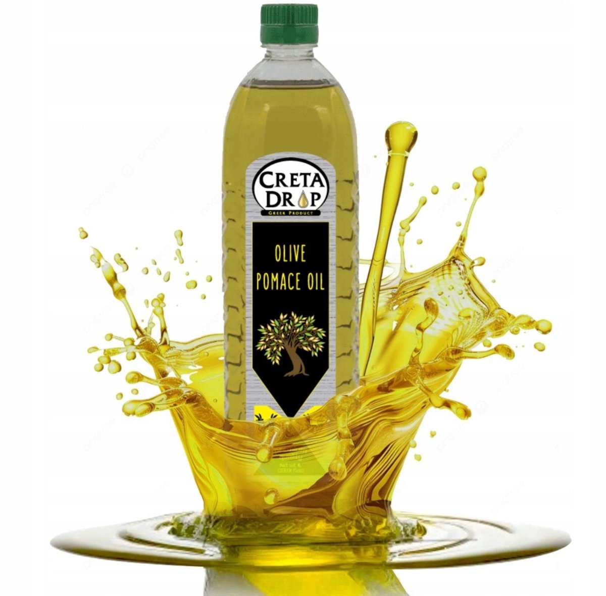 Marka Drop Olive oil Pomace 1l Creta Drop- Greek Oil for Frying - Inna marka ...