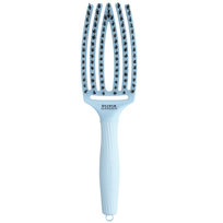 Olivia Garden, Fingerbrush Care Iconic Boar&Nylon Pastel Blue Olivia Garden