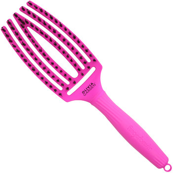 Olivia Garden, Medium Neon Purple, Szczotka Finger Brush Limitowana - Olivia Garden