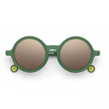 OLIVIO - Okulary przeciwsłoneczne z polaryzacją Round (0-3 lata) - Cactus Green - Inna marka