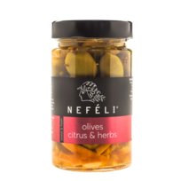 Oliwki Halkidiki z cytrusami i ziołami 320 g Nefeli